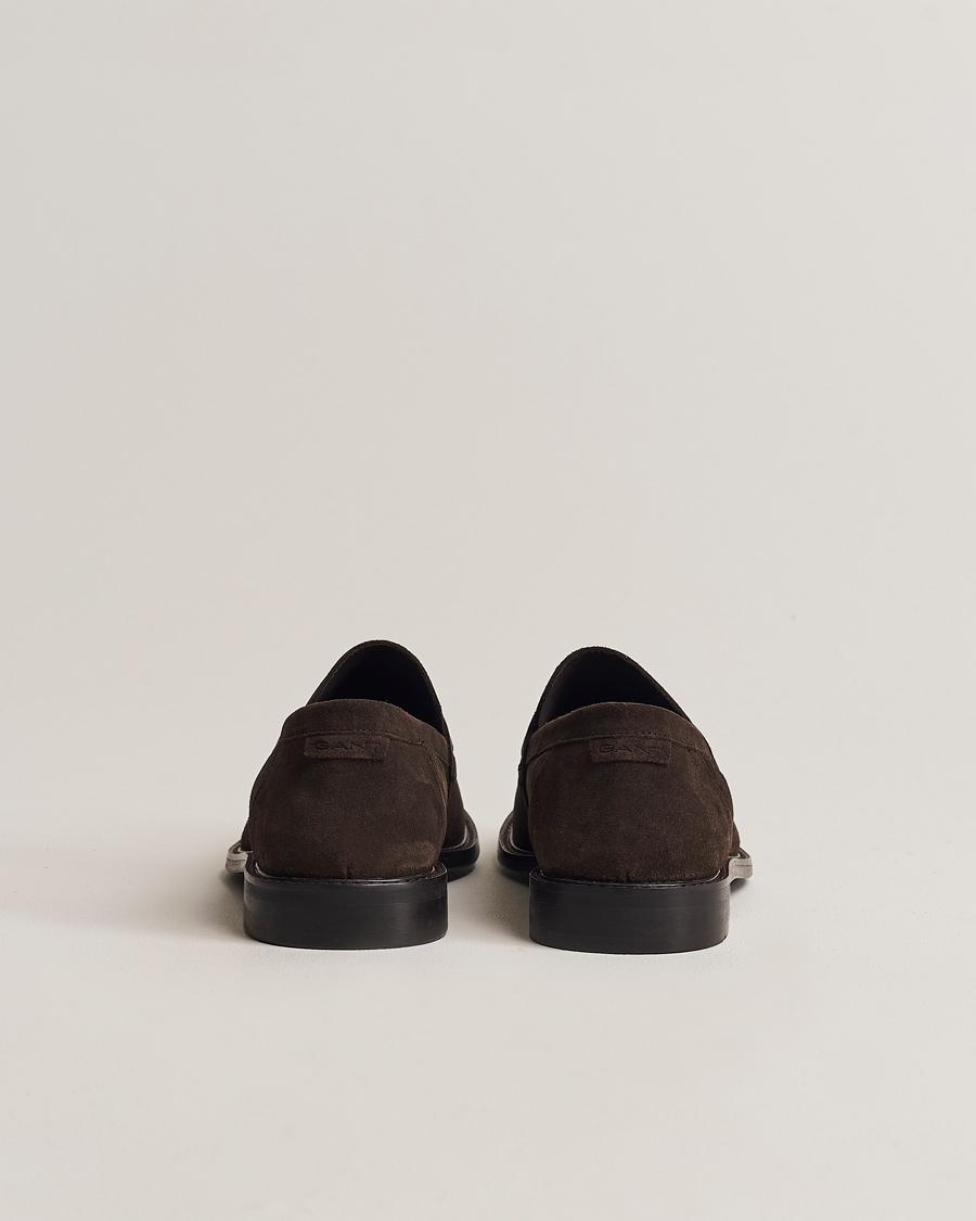 Hombres | GANT Lozham Suede Loafer Coffee Brown | GANT | Lozham Suede Loafer Coffee Brown