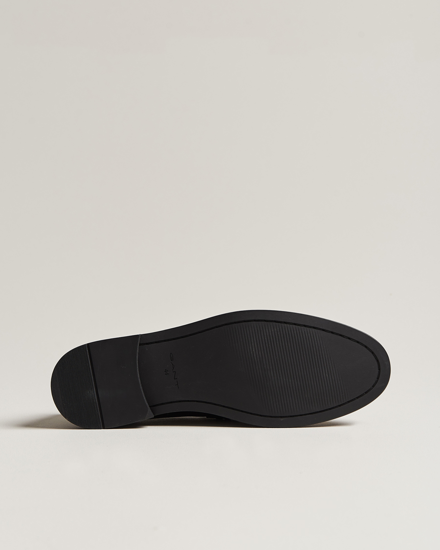 Hombres | GANT Lozham Leather Loafer Black | GANT | Lozham Leather Loafer Black