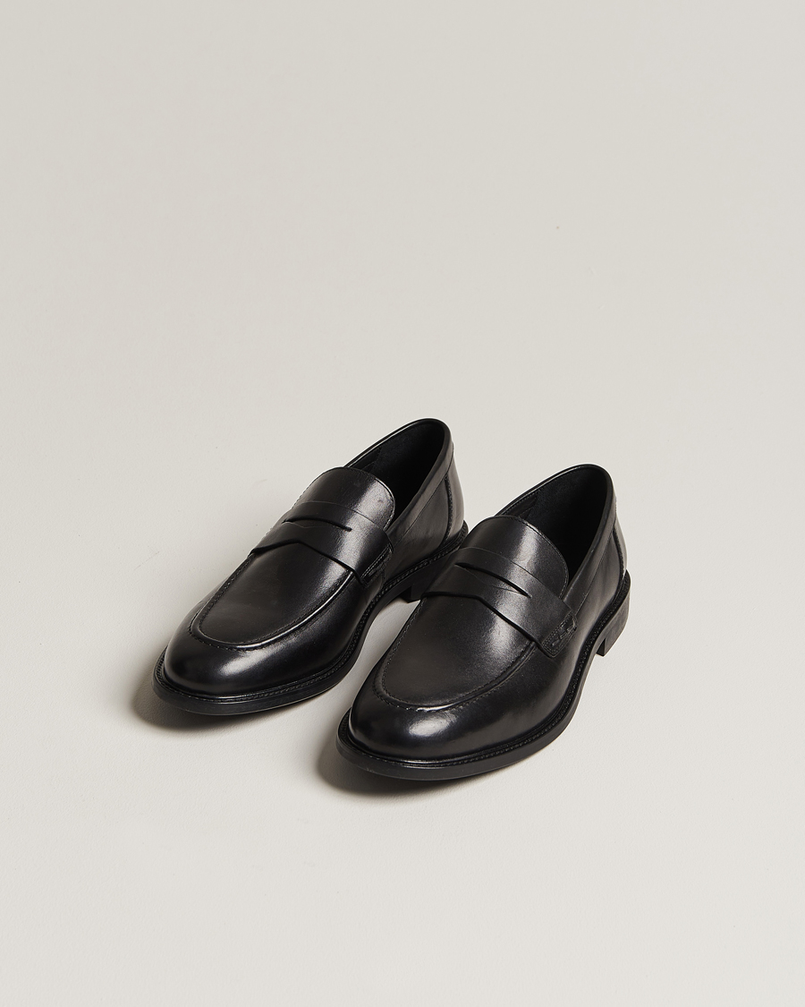 Hombres | GANT Lozham Leather Loafer Black | GANT | Lozham Leather Loafer Black