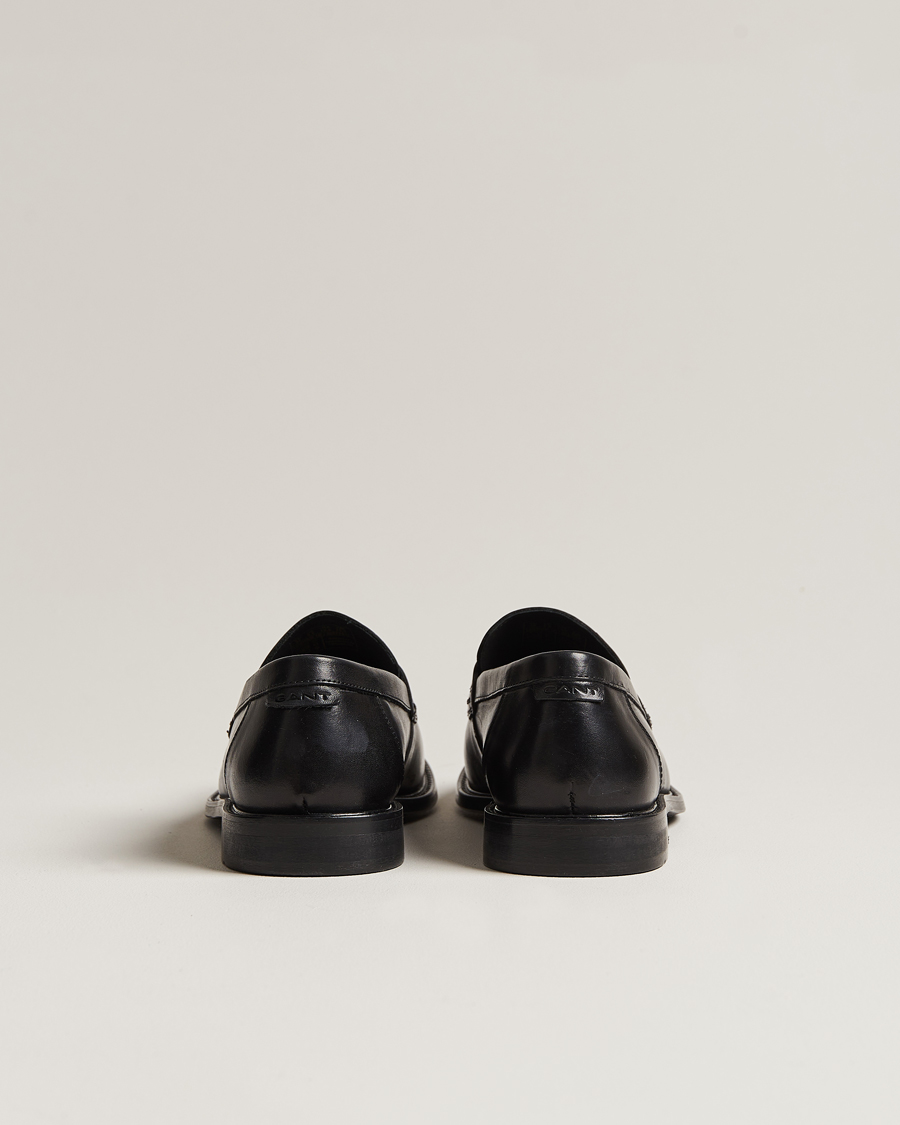 Hombres | GANT Lozham Leather Loafer Black | GANT | Lozham Leather Loafer Black