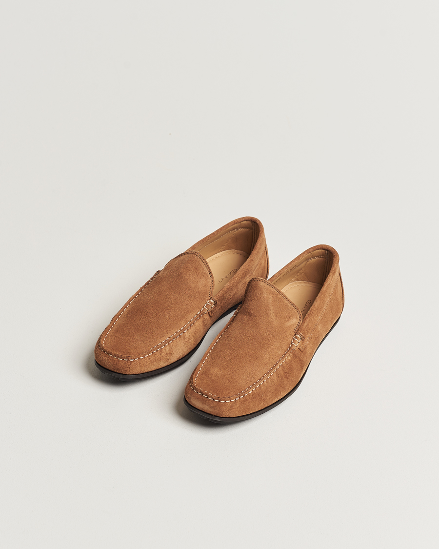 Hombres | Zapatos | GANT | Wilmon Suede Car Shoe Cognac
