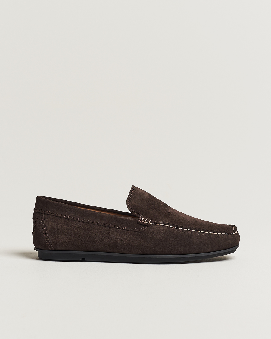 Hombres | GANT Wilmon Suede Car Shoe Dark Brown | GANT | Wilmon Suede Car Shoe Dark Brown