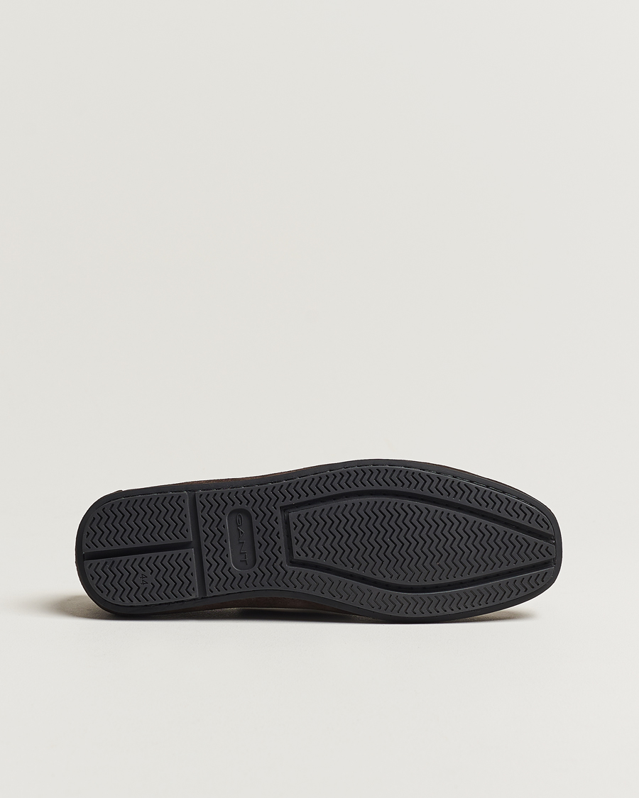 Hombres | GANT Wilmon Suede Car Shoe Dark Brown | GANT | Wilmon Suede Car Shoe Dark Brown