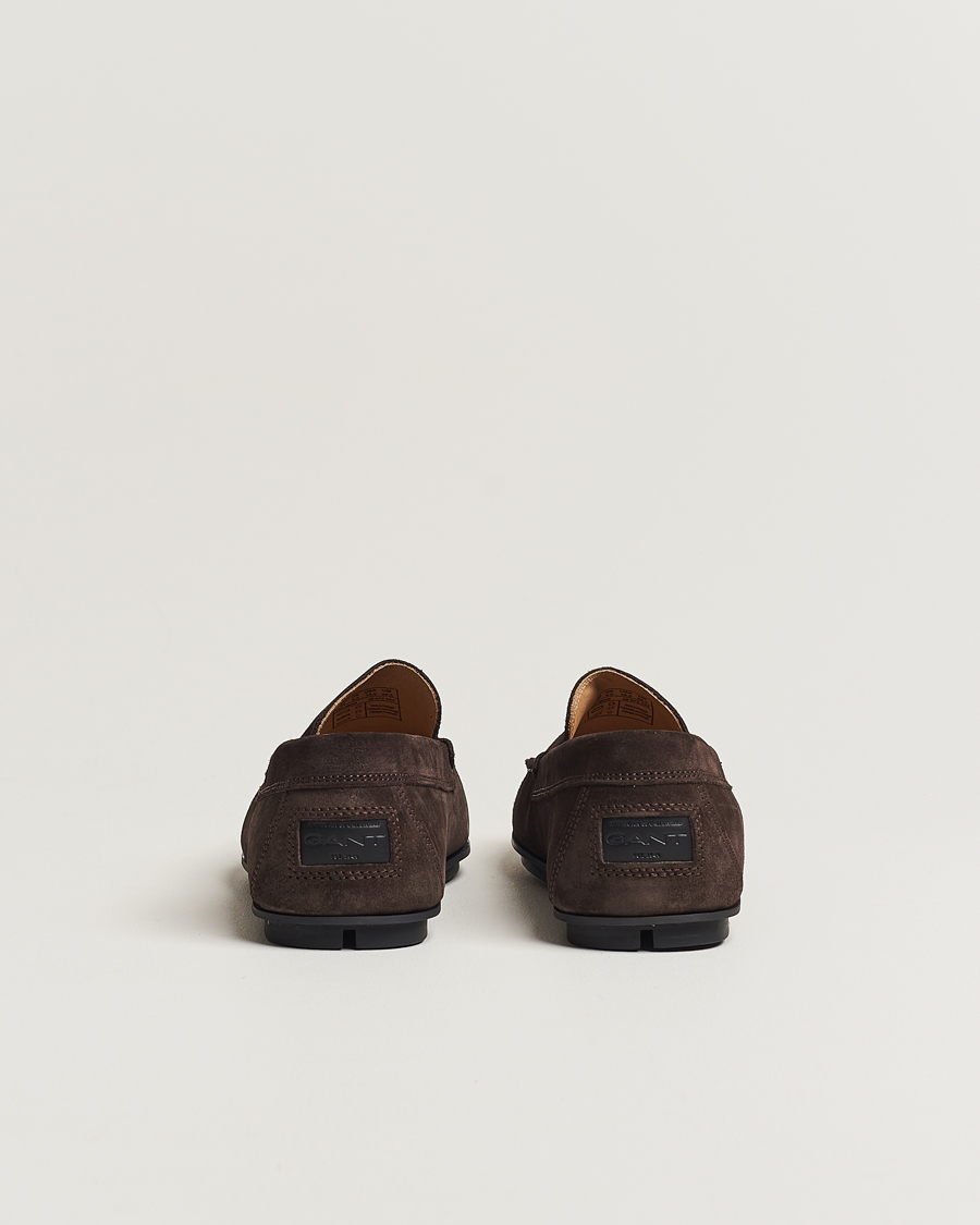 Hombres | GANT Wilmon Suede Car Shoe Dark Brown | GANT | Wilmon Suede Car Shoe Dark Brown