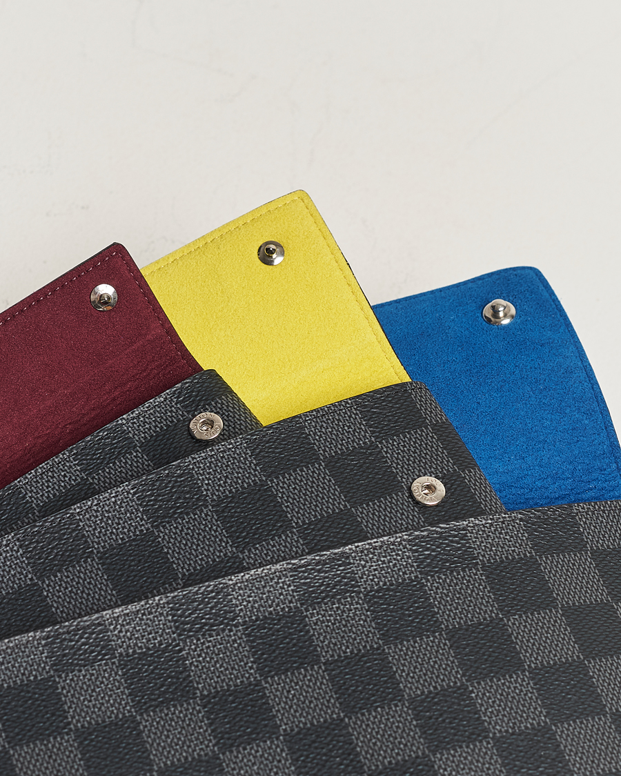 Hombres | Louis Vuitton Pre-Owned Alpha Triple Pouches Damier Graphite | Louis Vuitton Pre-Owned | Alpha Triple Pouches Damier Graphite