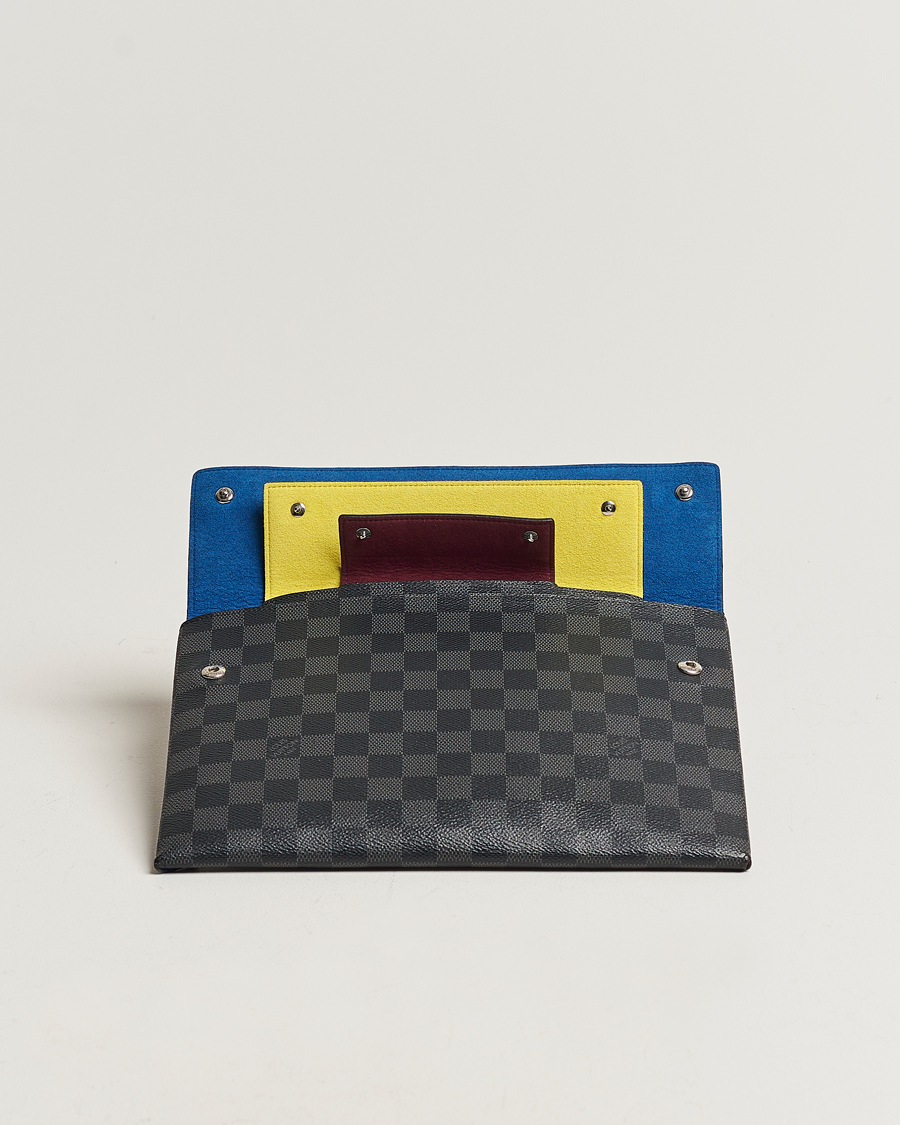 Hombres | Louis Vuitton Pre-Owned Alpha Triple Pouches Damier Graphite | Louis Vuitton Pre-Owned | Alpha Triple Pouches Damier Graphite