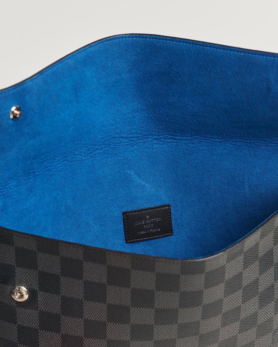 Hombres | Louis Vuitton Pre-Owned Alpha Triple Pouches Damier Graphite | Louis Vuitton Pre-Owned | Alpha Triple Pouches Damier Graphite