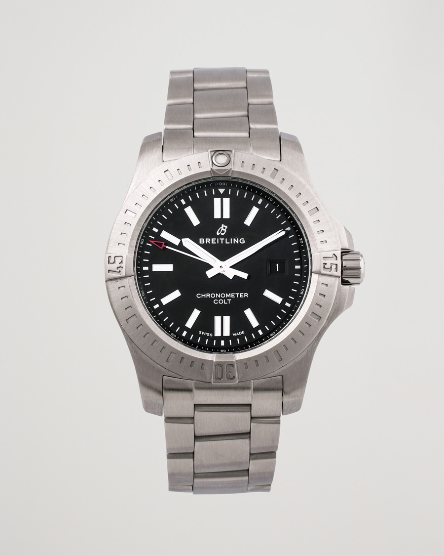 Hombres | Breitling Pre-Owned Chronomat Colt A17388101B1A1 Silver | Breitling Pre-Owned | Chronomat Colt A17388101B1A1 Silver
