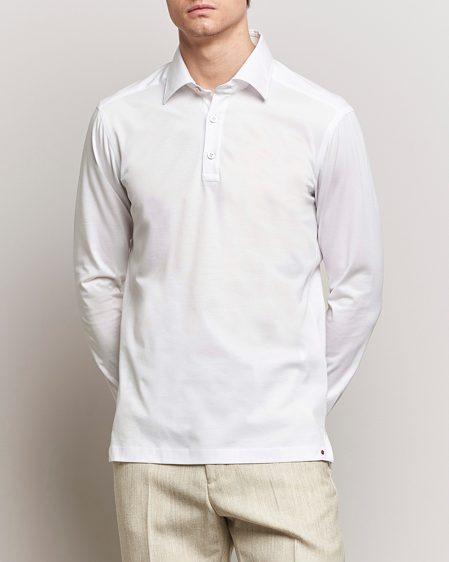 Hombres | Camisas | Kiton | Popover Shirt White