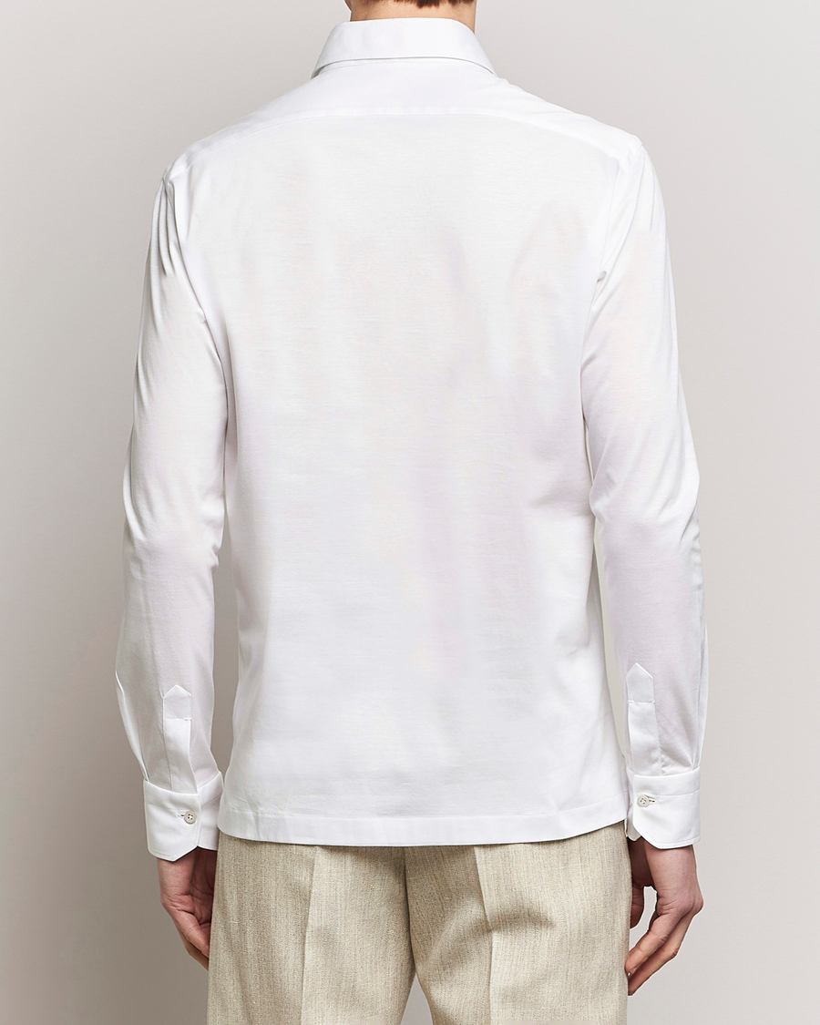 Hombres | Camisas | Kiton | Popover Shirt White