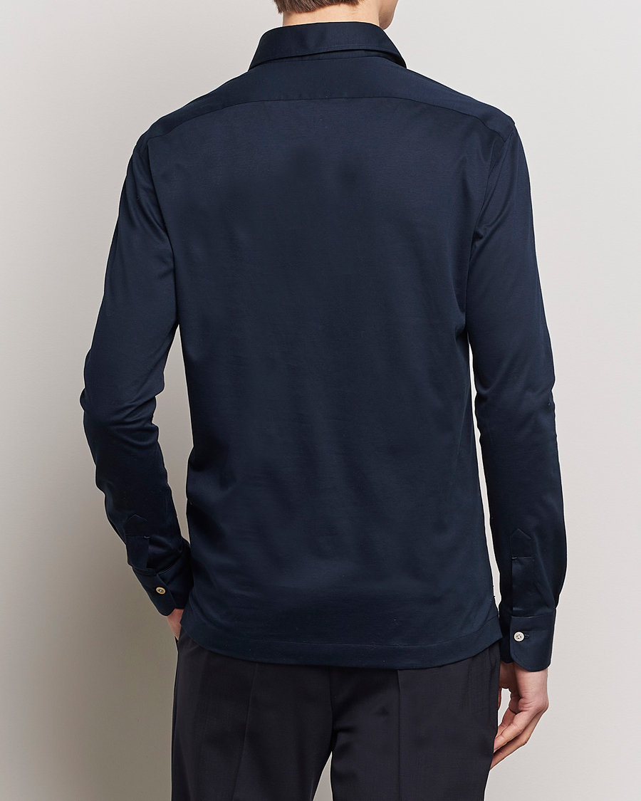 Hombres | Camisas | Kiton | Popover Shirt Navy