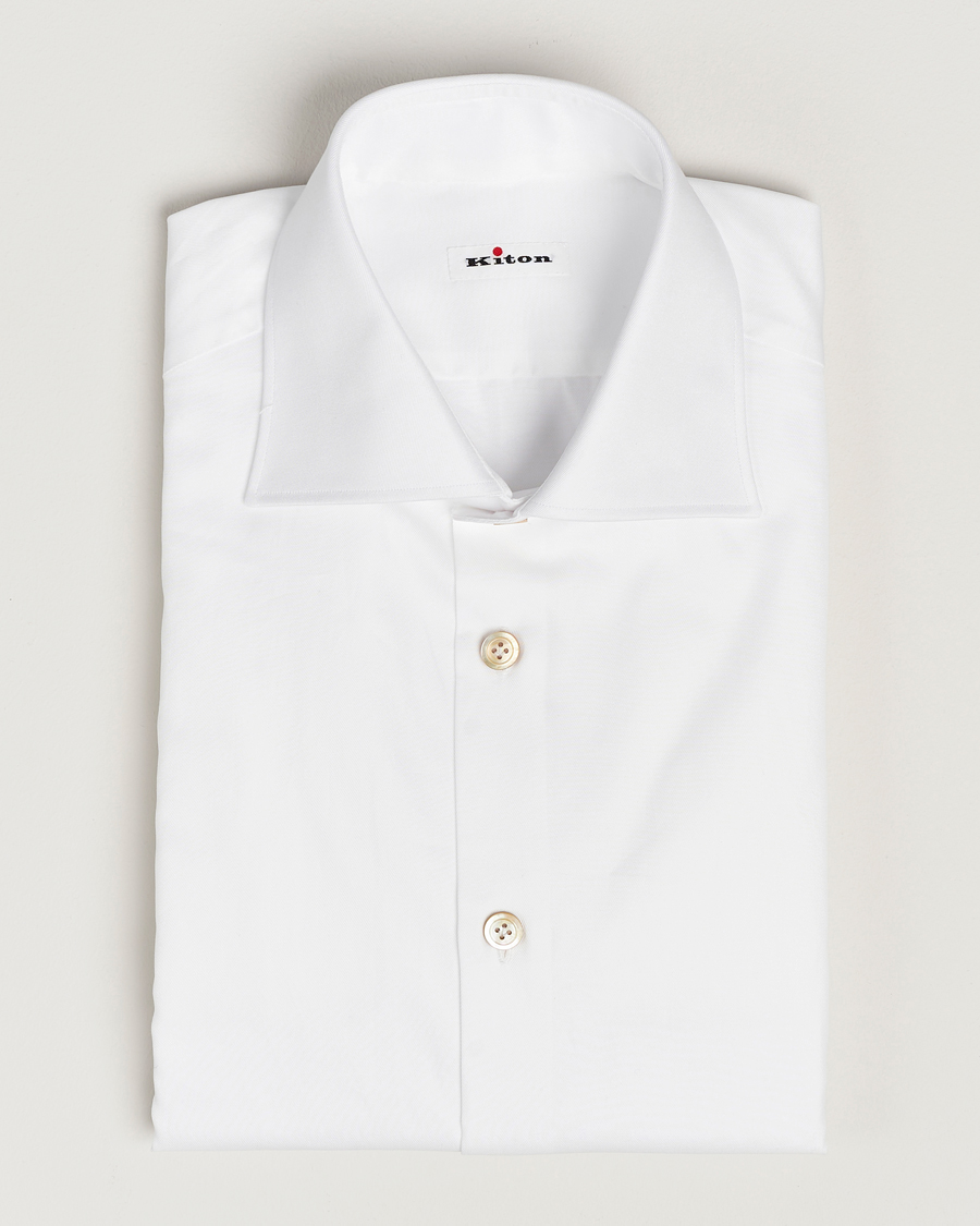 Hombres | Camisas | Kiton | Slim Fit Dress Shirt White