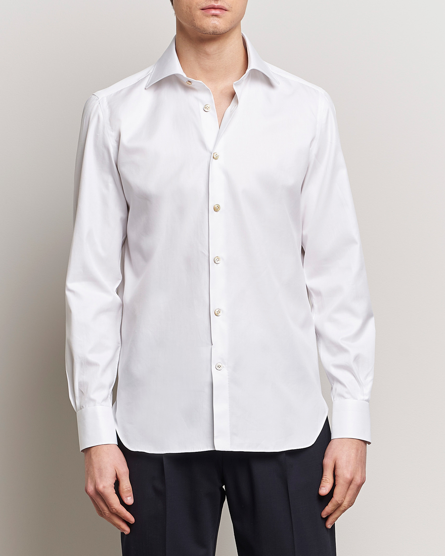 Hombres | Camisas | Kiton | Slim Fit Dress Shirt White