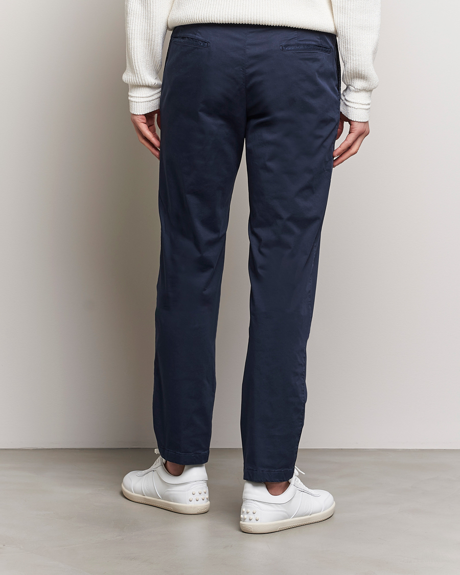 Hombres | Pantalones | Kiton | Slim Fit Cotton Chinos Navy