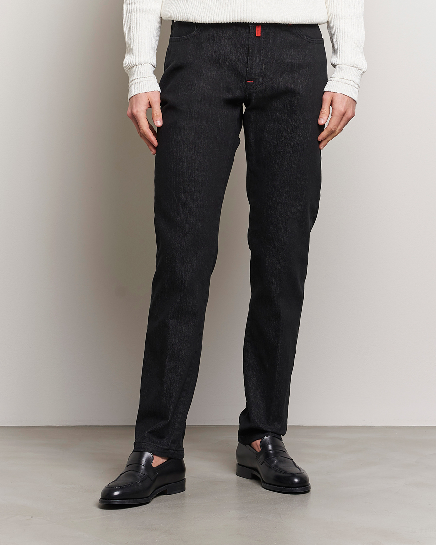Hombres | Vaqueros | Kiton | Slim Fit 5-Pocket Jeans Black