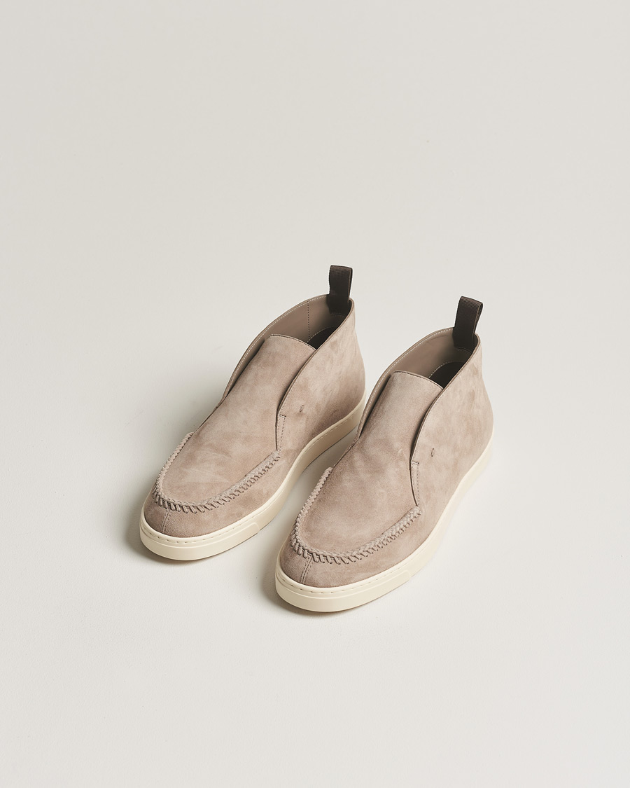 Hombres | Giorgio Armani Intrecci Chukka Boot Beige Suede | Giorgio Armani | Intrecci Chukka Boot Beige Suede