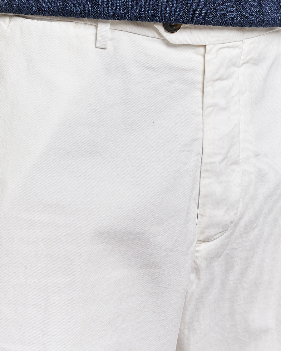 Hombres | Pantalones cortos | Briglia 1949 | Easy Fit Cotton Shorts White