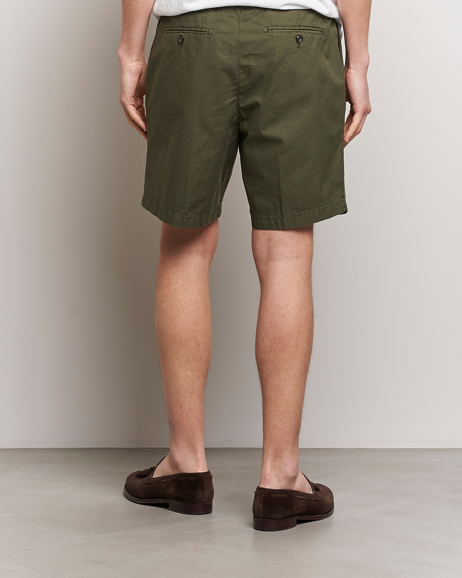 Hombres | Pantalones cortos | Briglia 1949 | Easy Fit Cotton Shorts Olive