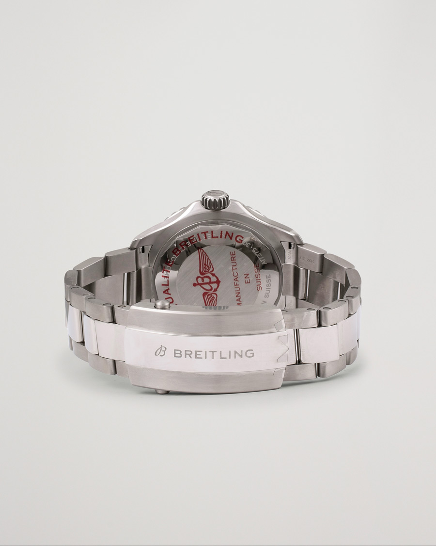 Hombres | Breitling Pre-Owned Superocean 42 A17375 Silver | Breitling Pre-Owned | Superocean 42 A17375 Silver