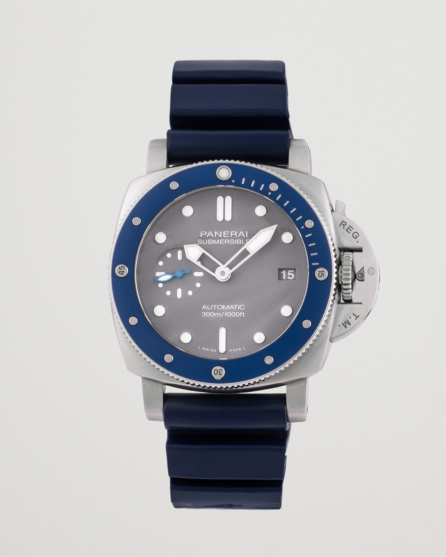 Hombres | Panerai Pre-Owned Luminor Submersible PAM 00959 Silver | Panerai Pre-Owned | Luminor Submersible PAM 00959 Silver