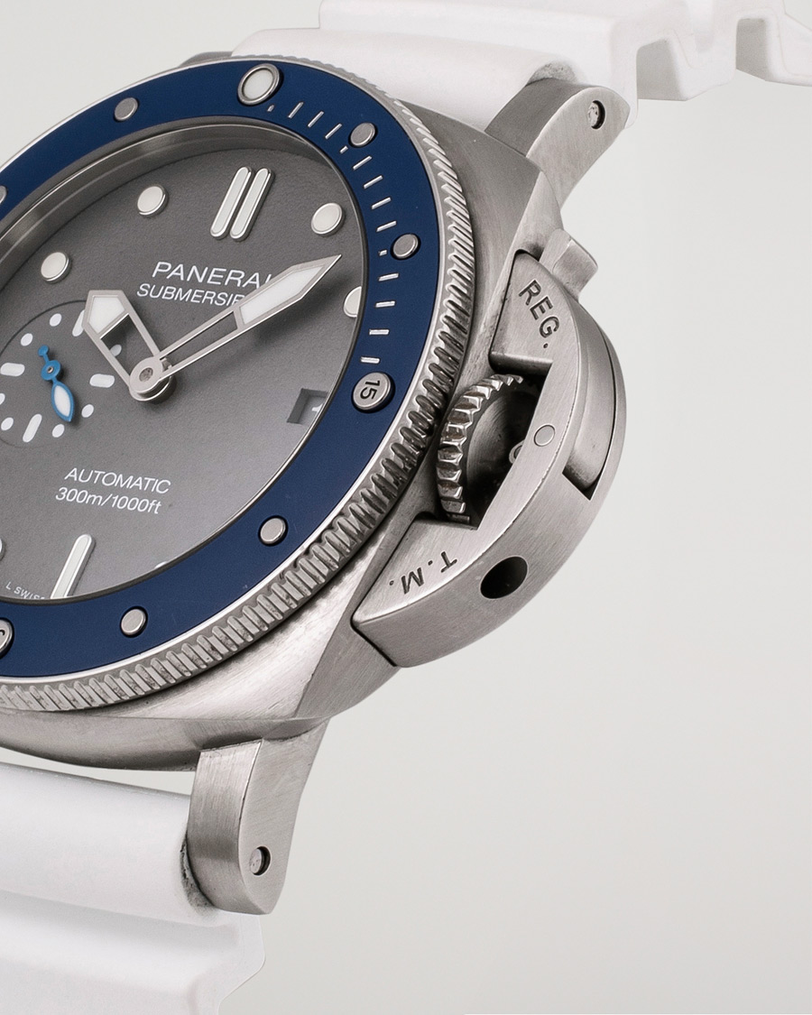 Hombres | Panerai Pre-Owned Luminor Submersible PAM 00959 Silver | Panerai Pre-Owned | Luminor Submersible PAM 00959 Silver