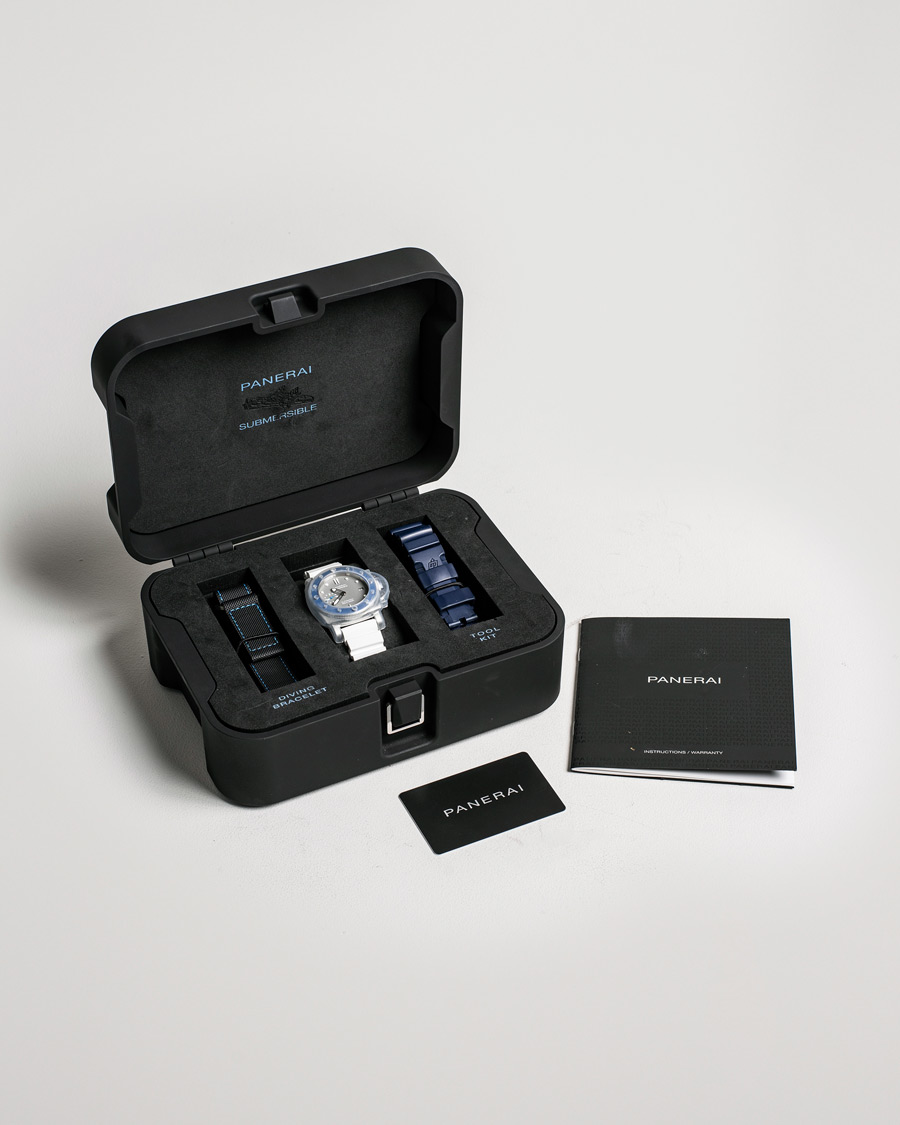 Hombres | Panerai Pre-Owned Luminor Submersible PAM 00959 Silver | Panerai Pre-Owned | Luminor Submersible PAM 00959 Silver