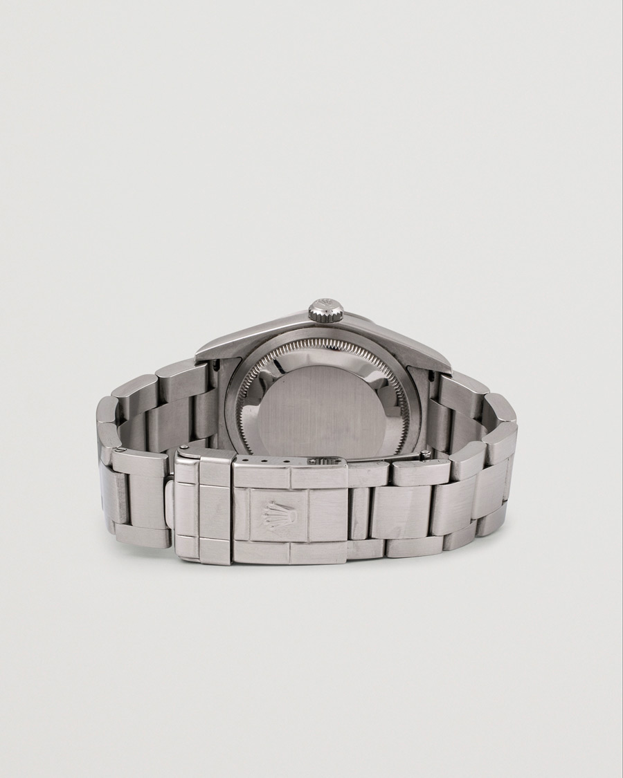 Hombres | Rolex Pre-Owned Explorer 114270 Steel Black Silver | Rolex Pre-Owned | Explorer 114270 Steel Black Silver