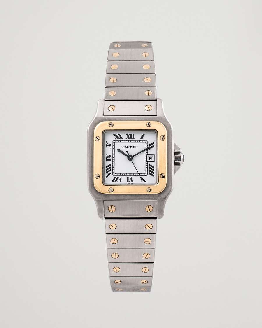 Hombres | Cartier Pre-Owned Santos Galbée 2961 Silver | Cartier Pre-Owned | Santos Galbée 2961 Silver
