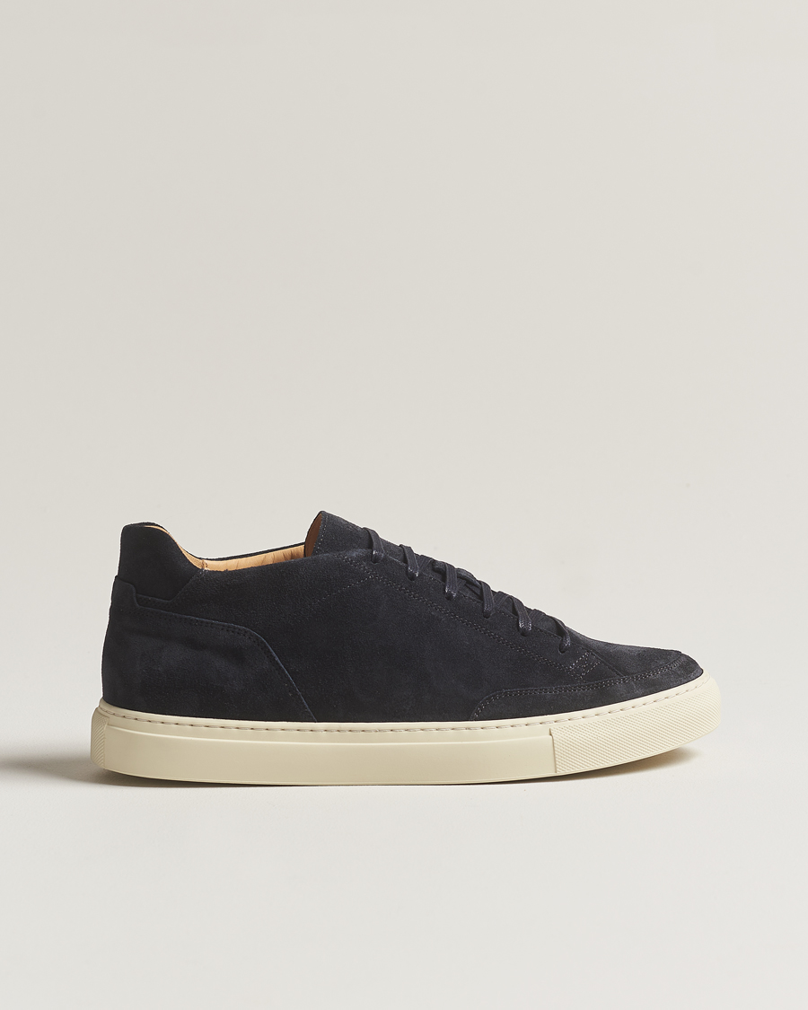 Hombres | CQP Scion Mid Suede Sneaker Prussian Blue | CQP | Scion Mid Suede Sneaker Prussian Blue