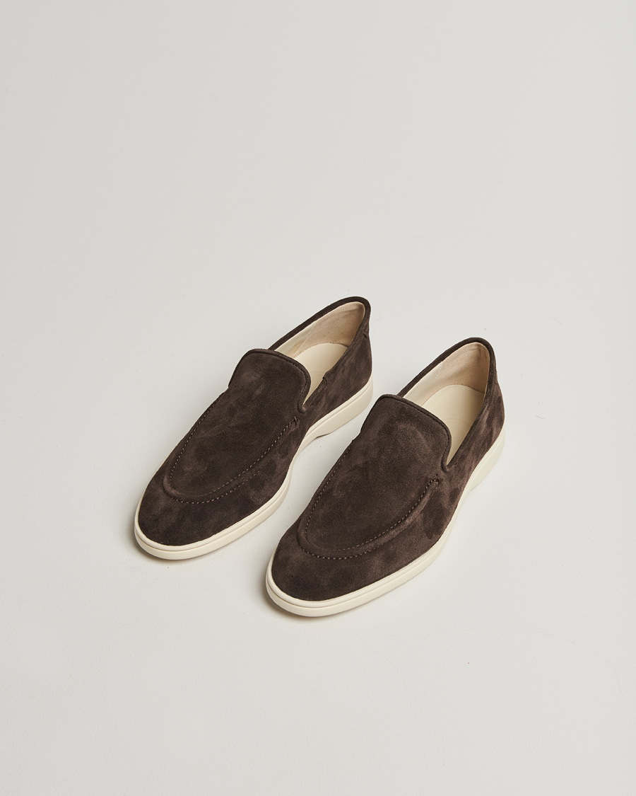 Hombres | Mocasines | CQP | Debonair Suede Loafers Chocolate