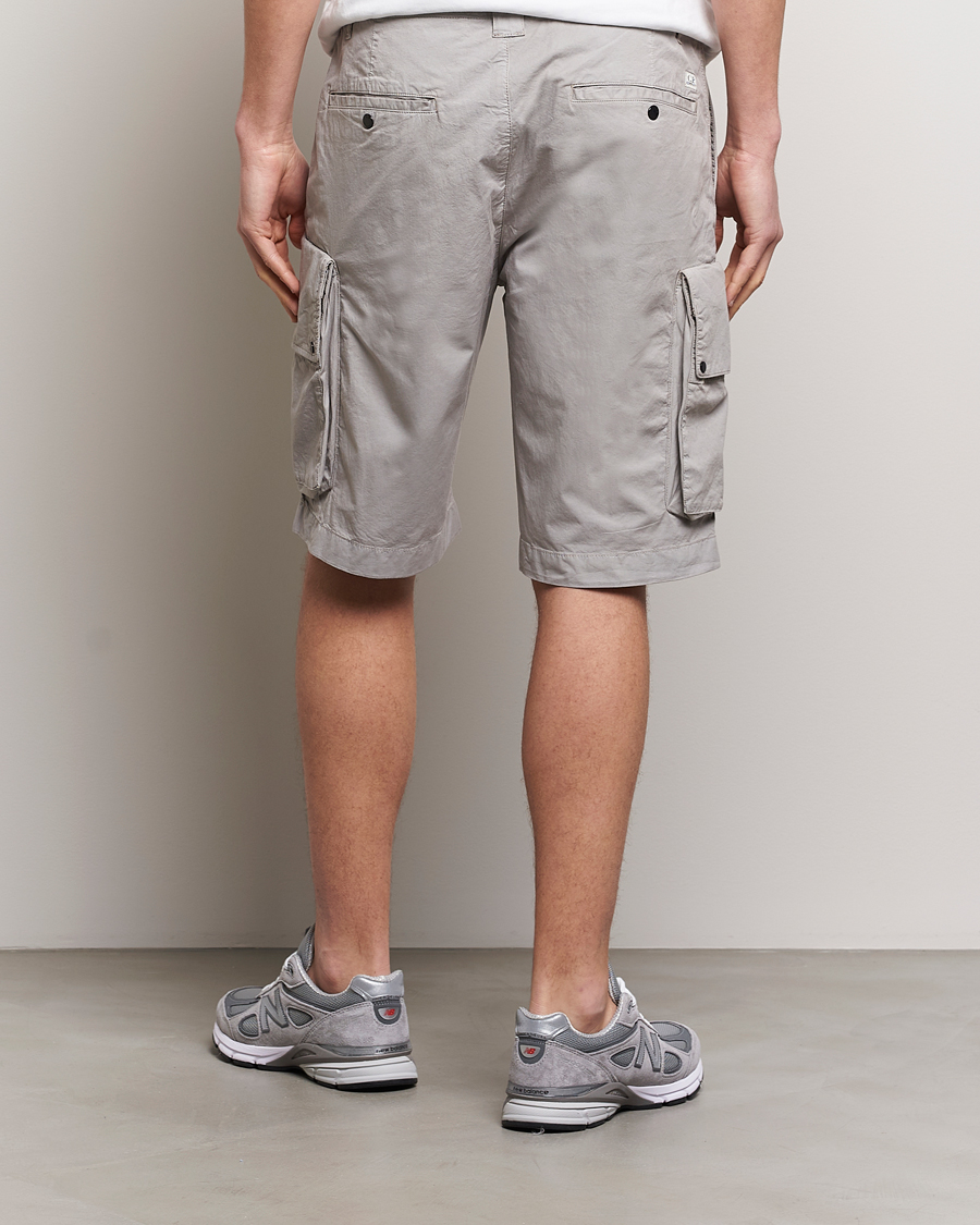 Hombres | Pantalones cortos | C.P. Company | Twill Stretch Cargo Shorts Grey