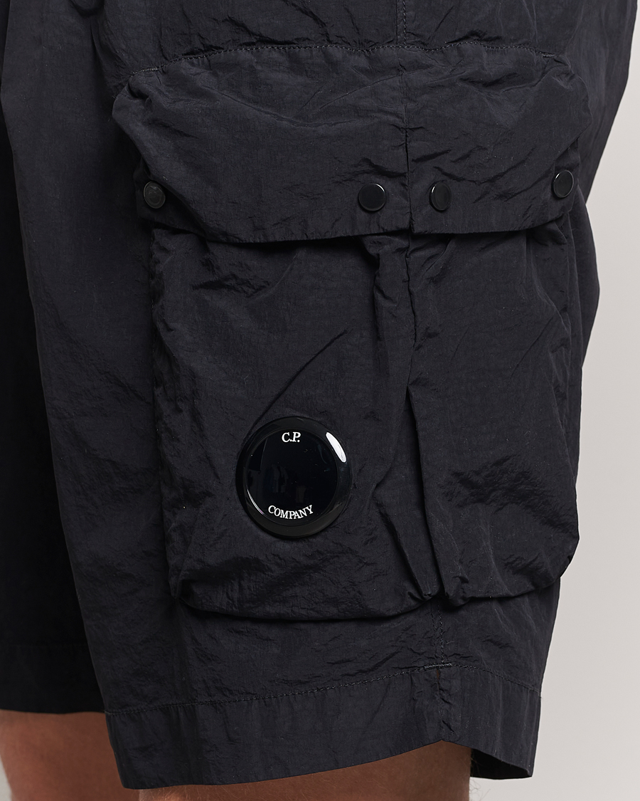 Hombres | Bañadores | C.P. Company | Flatt Nylon Cargo Swimshorts Black