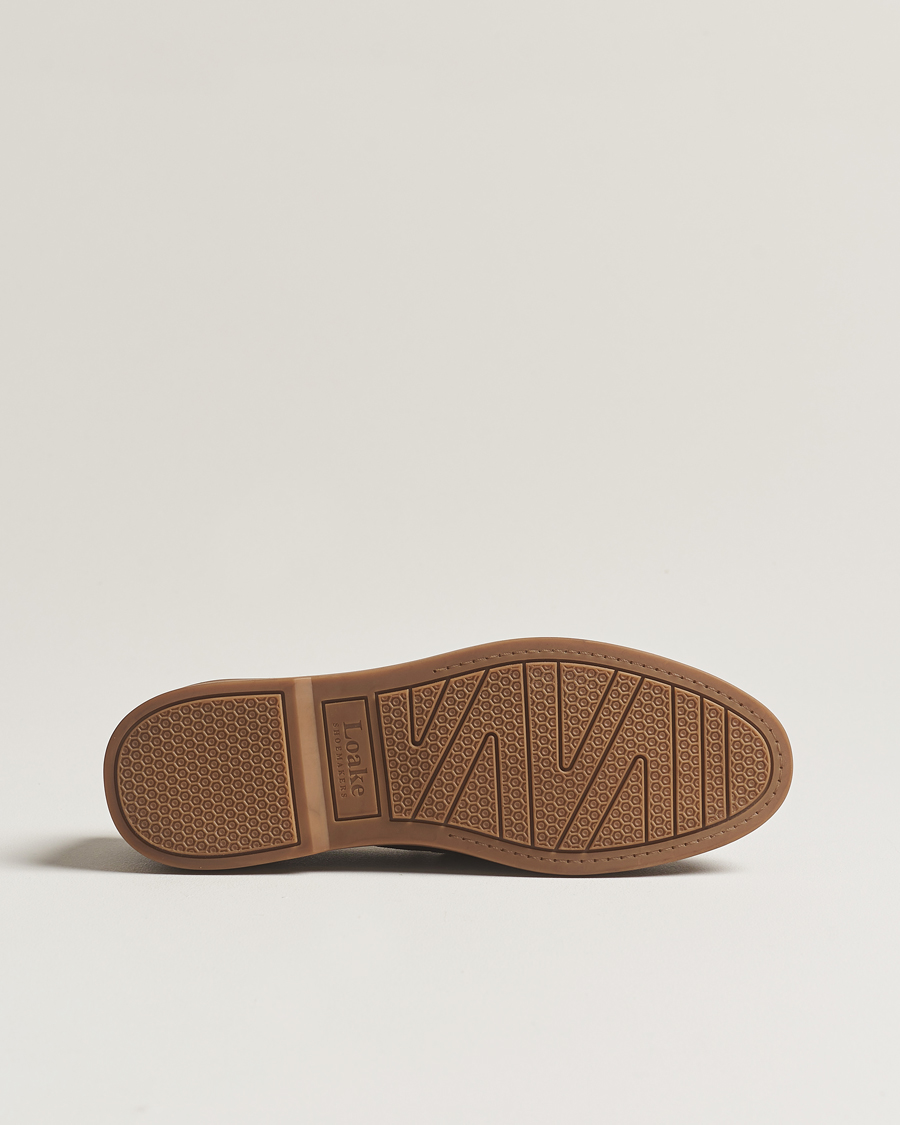 Hombres | Loake 1880 Lucca Suede Penny Loafer Navy | Loake 1880 | Lucca Suede Penny Loafer Navy