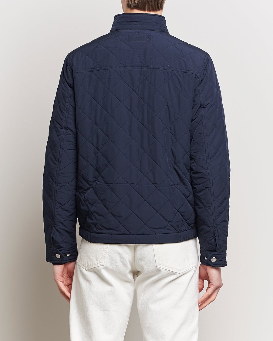 Hombres | Abrigos y chaquetas | Gant | The Quilted Windcheater Evening Blue