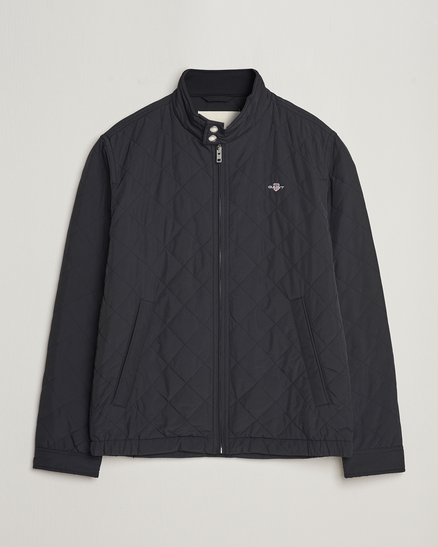 Hombres | Abrigos y chaquetas | Gant | The Quilted Windcheater Black