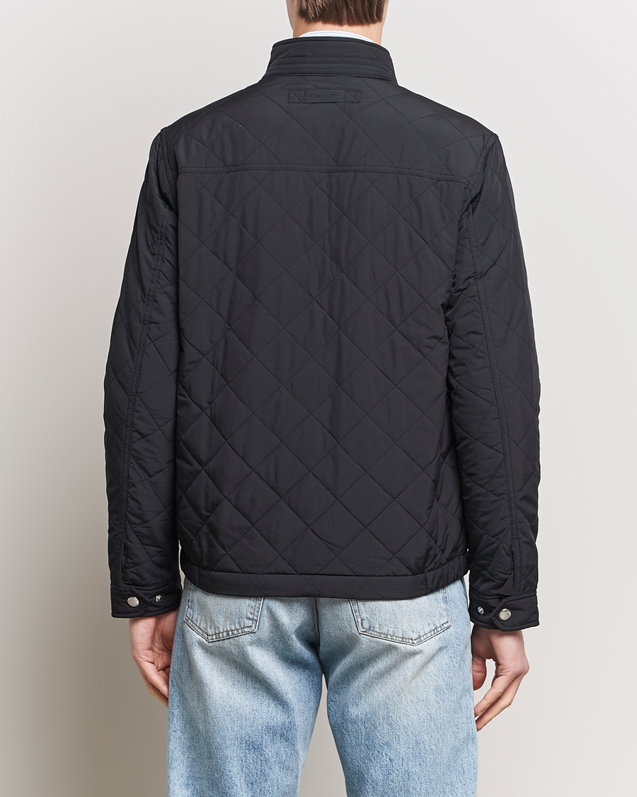 Hombres | Abrigos y chaquetas | Gant | The Quilted Windcheater Black