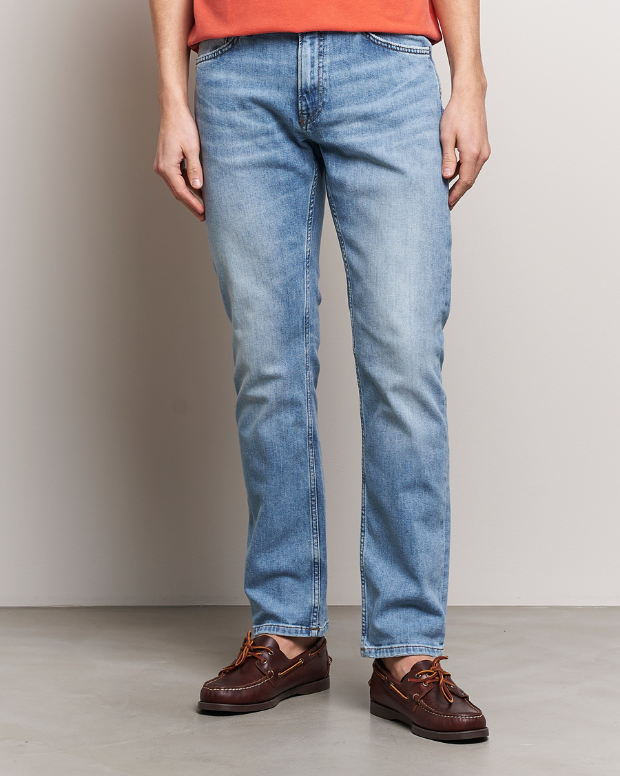 Hombres | Tapered fit | GANT | Regular Fit Jeans Light Blue Vintage