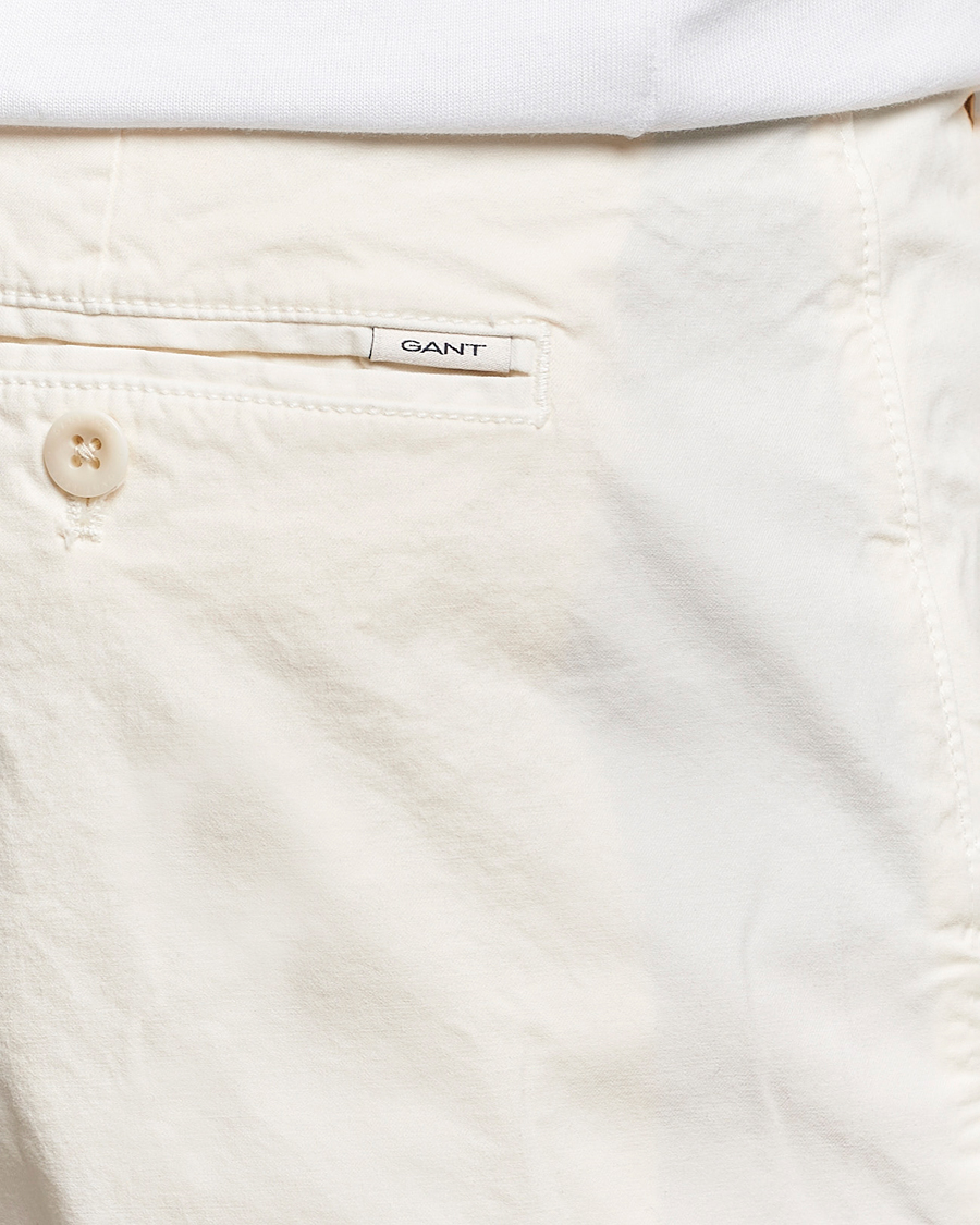 Hombres | Pantalones cortos | GANT | Regular Sunbleached Shorts Cream