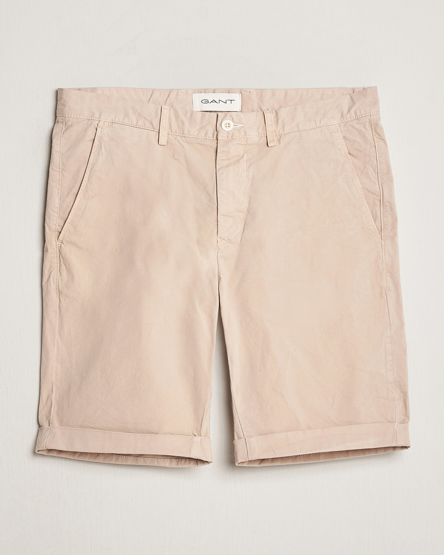 Hombres | Pantalones cortos | GANT | Regular Sunbleached Shorts Dry Sand