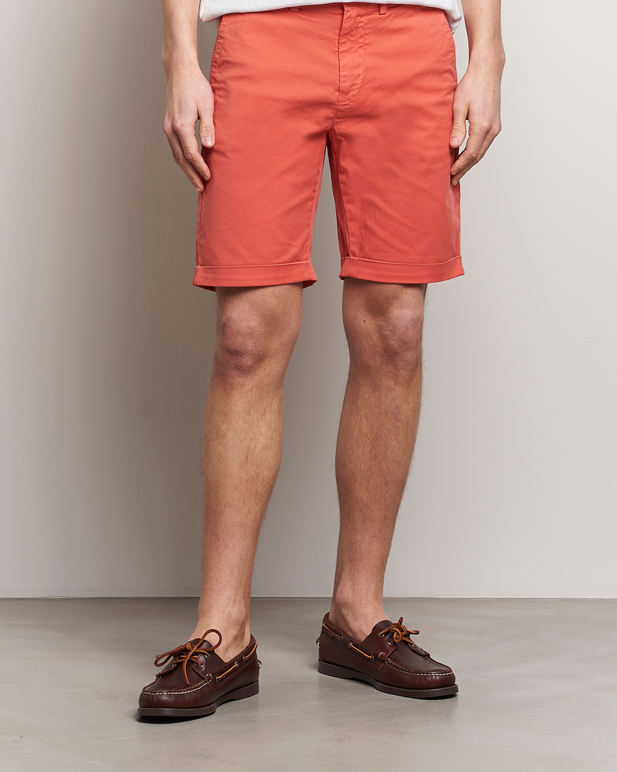 Hombres | Pantalones cortos chinos | GANT | Regular Sunbleached Shorts Sunset Pink