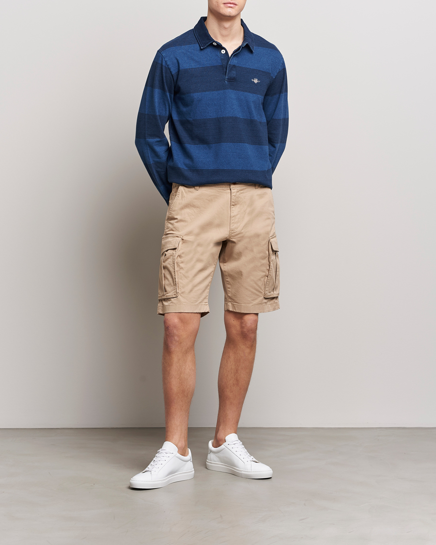 Hombres | Pantalones cortos | GANT | Relaxed Twill Cargo Shorts Dark Khaki