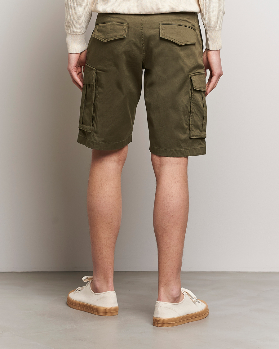 Hombres | Pantalones cortos | Gant | Relaxed Twill Cargo Shorts Juniper Green