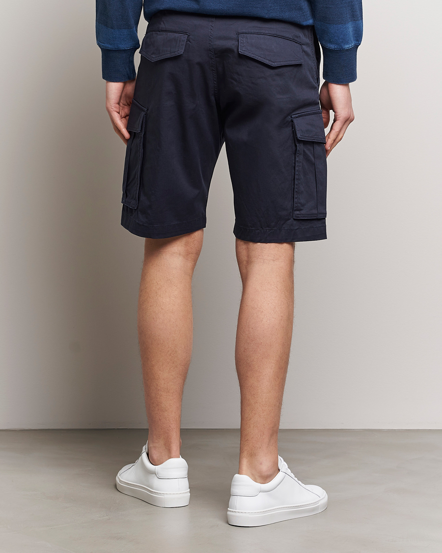 Hombres | Pantalones cortos | Gant | Relaxed Twill Cargo Shorts Marine
