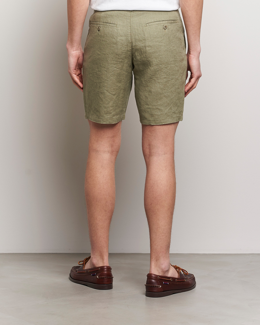 Hombres | Pantalones cortos | GANT | Relaxed Linen Drawstring Shorts Dried Clay
