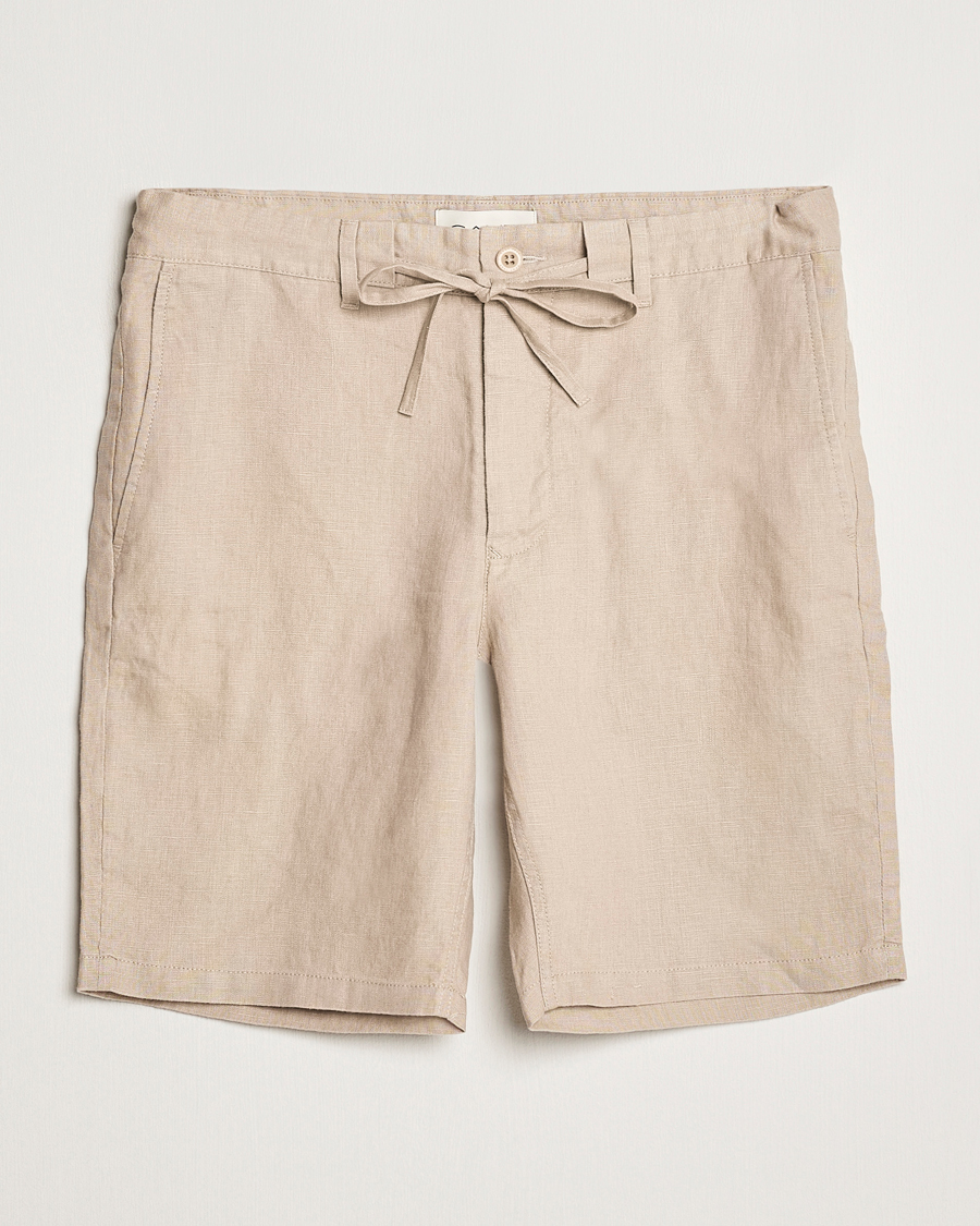 Hombres | Pantalones cortos | GANT | Relaxed Linen Drawstring Shorts Dry Sand