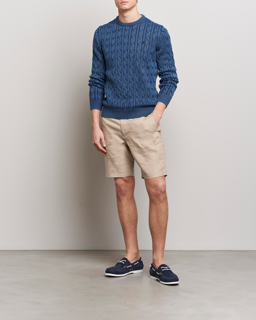 Hombres | Pantalones cortos | GANT | Relaxed Linen Drawstring Shorts Dry Sand