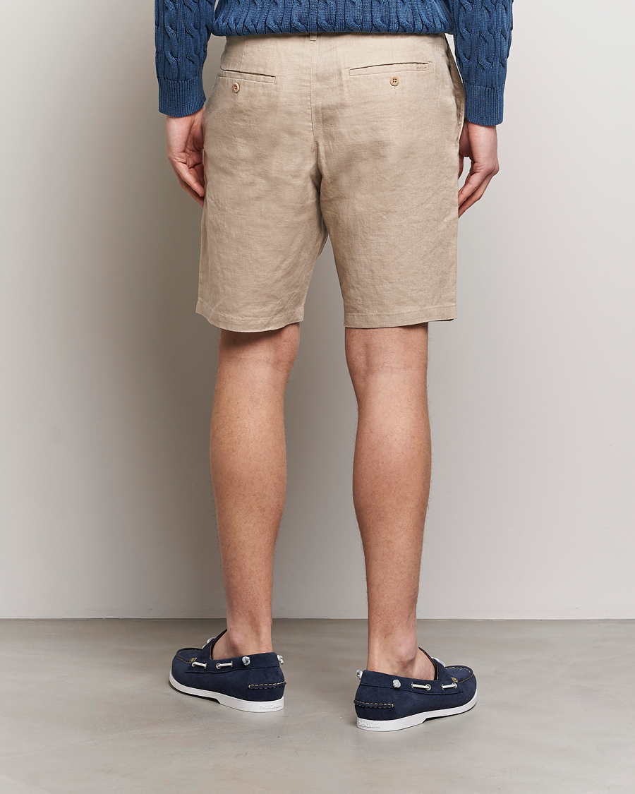 Hombres | Pantalones cortos | GANT | Relaxed Linen Drawstring Shorts Dry Sand