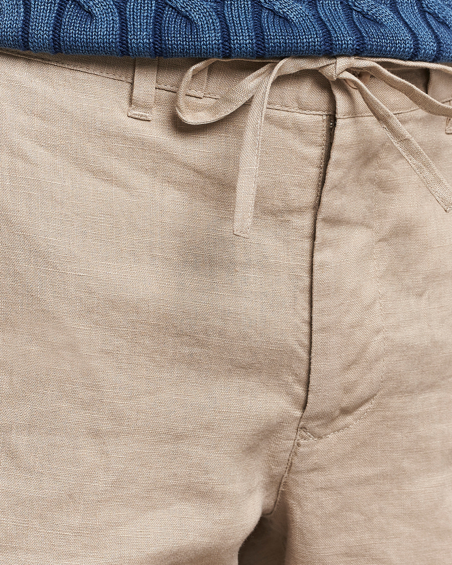 Hombres | Pantalones cortos | GANT | Relaxed Linen Drawstring Shorts Dry Sand