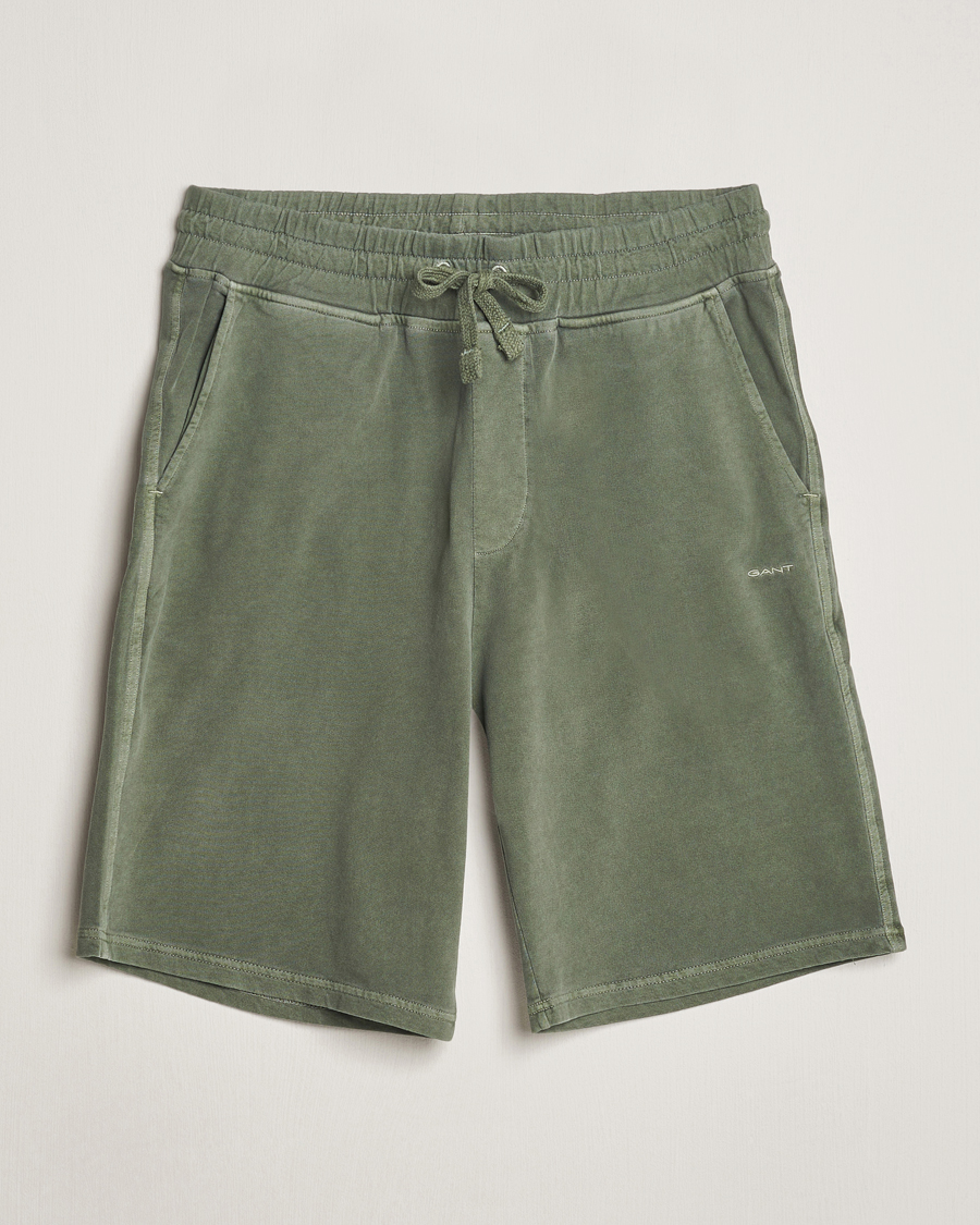 Hombres | Pantalones cortos | GANT | Sunbleached Sweatshorts Pine Green
