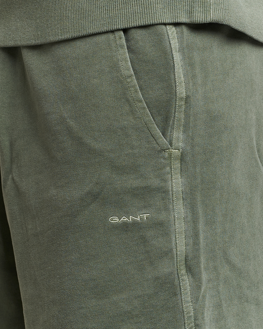 Hombres | Pantalones cortos | GANT | Sunbleached Sweatshorts Pine Green